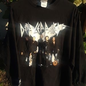 Vintage Def Leppard Band Tour 2002 Tshirt sz M